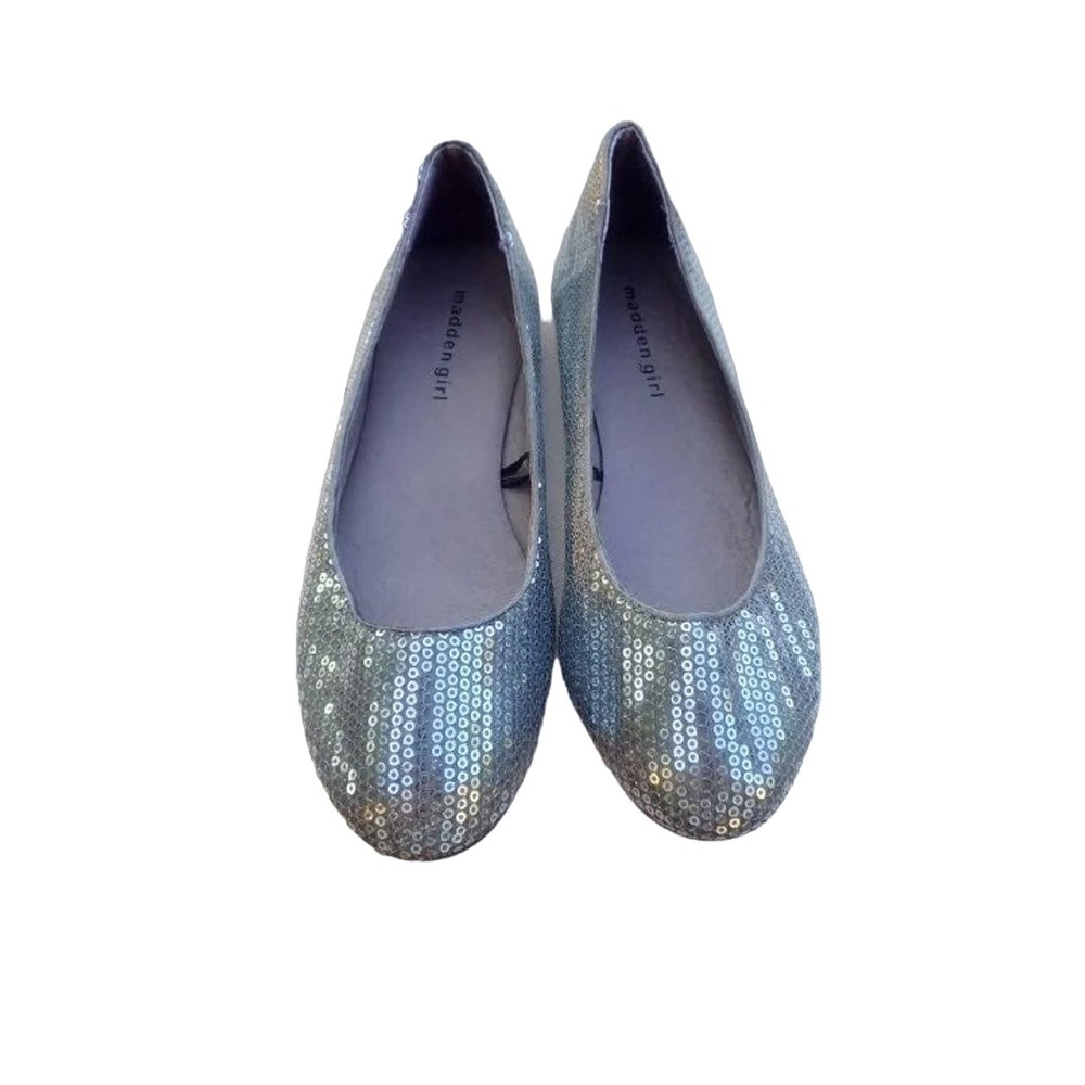 WOMEN MaddenGirl Flats Silver Sz 7